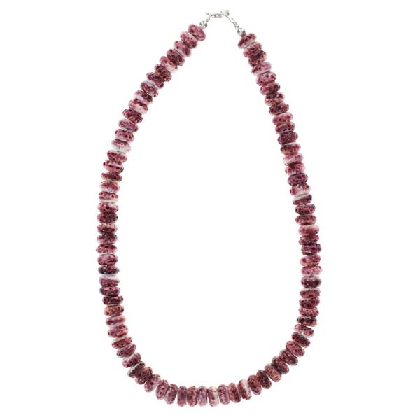 Navajo Discoidal Purple Spiny Oyster Necklace