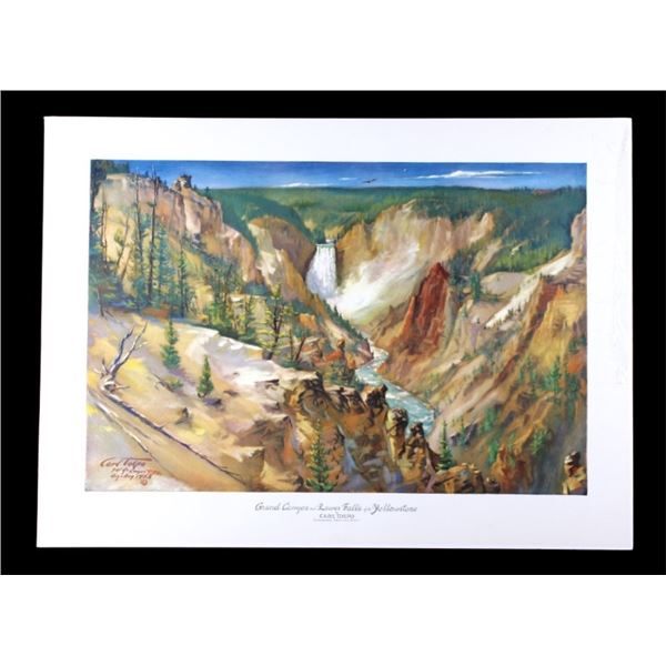Carl Tolpo Yellowstone Park c. 1953 Litho's (25)