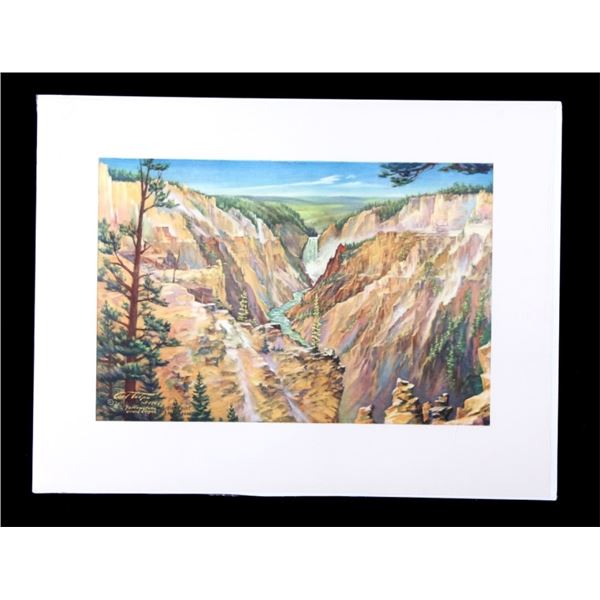 Carl Tolpo Yellowstone Park c. 1949 Litho's (25)