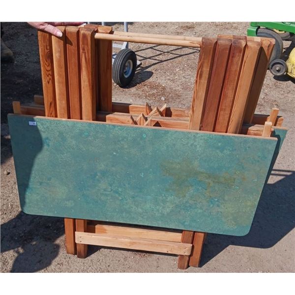 Foldable TV Dinner Tables 32Wx32Dx29H