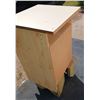 Image 2 : 3 Drawer Side Table 18Wx18Dx34H