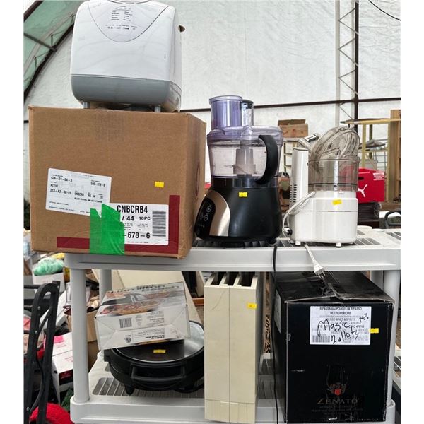 Kitchen Items, Griller, Choppers, Bread Maker, and more!