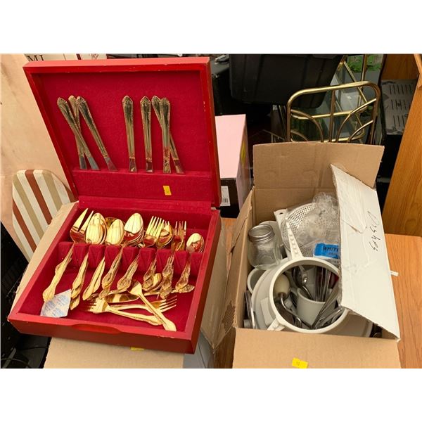 Set of Kitchen Glasses, Utensils, and More!
