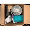 Image 1 : Set of Kitchen Items Plus Box of Dishes!