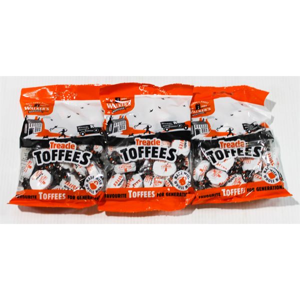 3 X 150G WALKER'S NONSUCH TREACLE TOFFEE