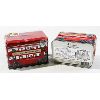 Image 1 : 2 LOVE LONDON TIN BUS BANK W/ WALKERS ENGLISH TOFFEE