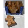 Image 1 : 6 GINGERBREAD MAN TINS W PREMIUM COOKIES 7 OZ PER TIN