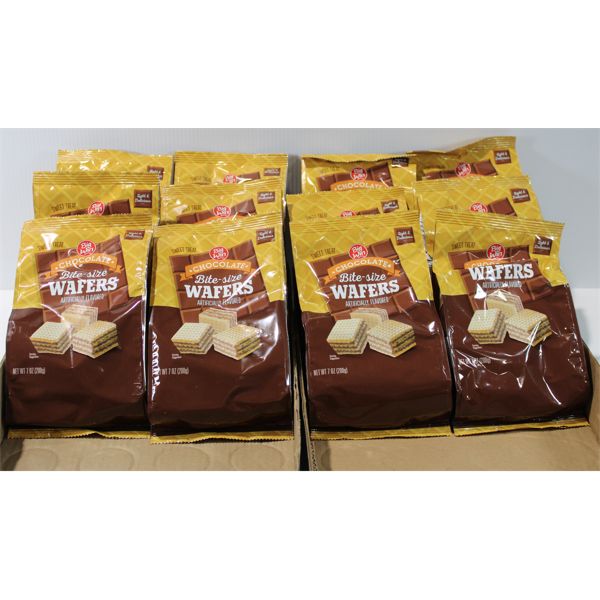 12 PKS X 200G BIG WIN CHOCOLATE BITE SIZE WAFERS