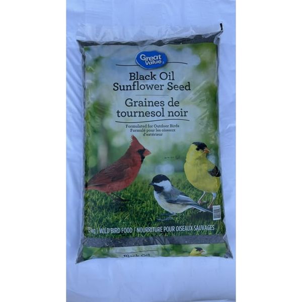 13KG GREAT VALUE BLACK OIL SUNFLOWER SEED