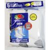 Image 1 : FRUIT OF THE LOOM MEN'S BIG & TALL WHT/GRY CREW SOCKS