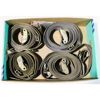 Image 1 : 4 E-TRACK CAM BUCKLE TIE DOWN STRAPS 2" WIDE