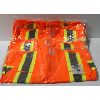 Image 1 : 4 HI-VISIBILITY STANDARD SAFETY VESTS W/ POCKETS ORANGE