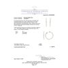 Image 3 : 4.70 ctw Round Brilliant Cut Diamond Inside / Outside Earrings - 14KT White Gold