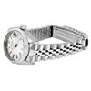 Image 4 : Rolex Ladies Stainless Steel Silver Index Date Watch With Rolex Box
