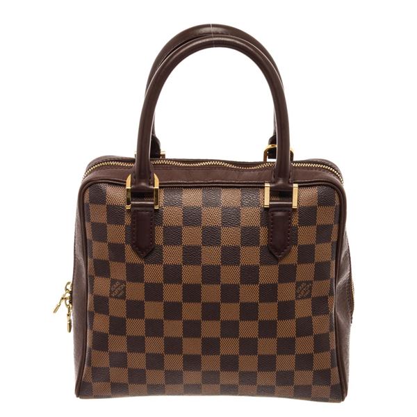 Louis Vuitton Brown Canvas Damier Ebene Brera Tote Bag