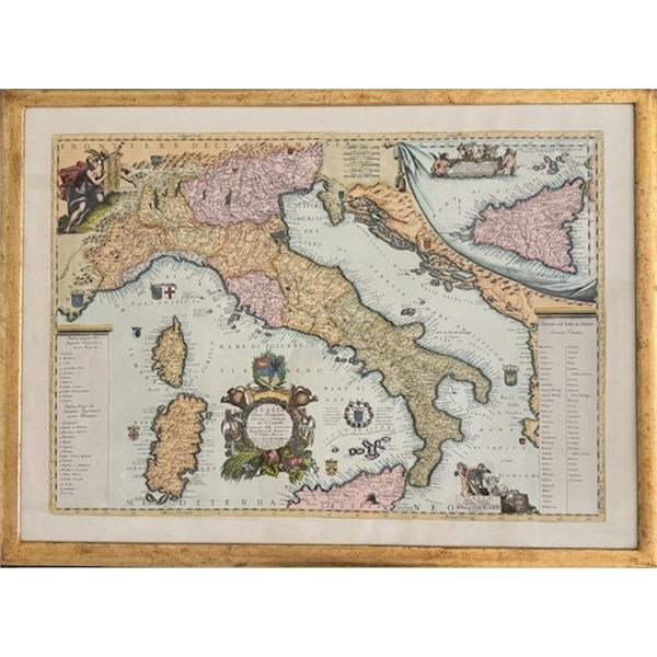 Old World Map of Italy by unknown