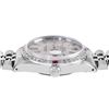 Image 5 : Rolex Mens Stainless Steel 36MM Silver Index Diamond And Ruby Datejust With Role