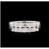Image 2 : 0.88 ctw Diamond Ring - 14KT White Gold