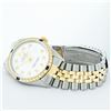 Image 5 : Rolex Mens Two Tone White Diamond And Sapphire 36MM Datejust Wristwatch