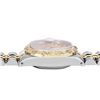 Image 6 : Rolex Ladies Two Tone Champagne Index Pyramid Diamond Bezel Jubilee Band With Ro