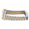 Image 7 : Rolex Ladies Two Tone Champagne Index Pyramid Diamond Bezel Jubilee Band With Ro