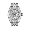Image 2 : Rolex Ladies Quickset Silver Index White Gold Bezel With Hidden Clasp Jubilee Ba