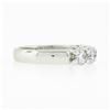 Image 5 : NEW 14k White Gold 1.38 ctw Round Prong Diamond 5 Stone Classic Wedding Band Rin