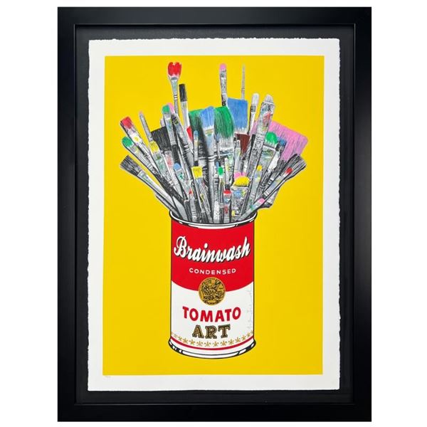 Tomato Pop (Yellow) by Mr Brainwash