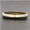 Image 2 : Classic Vintage Scheel 14k Gold 3.5mm Domed Plain Polished Wedding Band Ring