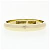 Image 4 : Classic Vintage Scheel 14k Gold 3.5mm Domed Plain Polished Wedding Band Ring