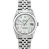Image 2 : Rolex Stainless Steel 36MM White Diamond Datejust Wristwatch