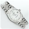 Image 3 : Rolex Stainless Steel 36MM White Diamond Datejust Wristwatch
