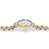 Image 5 : Rolex Ladies 18K Gold And Steel White Roman Hidden Clasp Datejust 26MM