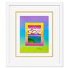 Image 1 : Umbrella Man with Rainbow Sky on Blends by Peter Max