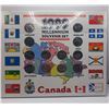 Image 1 : 1999 Canadian Millennium Quarter Set