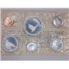 Image 1 : 1967 Canadian Uncirculated Coin Set 43.1g 80% Silver