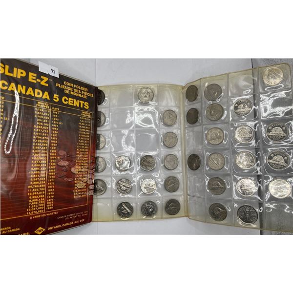 Canada 5 Cent, 10 Cent, 25 Cent and 50 Cent Books
