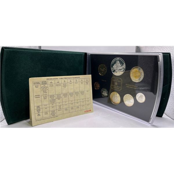 2003 Canadian Silver Proof Coin Set Proof Dollar 23.175g 99.9% Silver, Coins 43.3g 92.5% Silver
