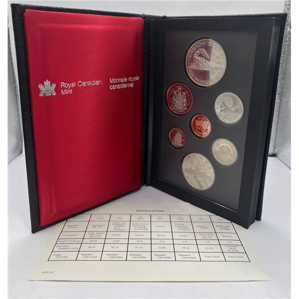 1986 Canada Proof Dollar Set