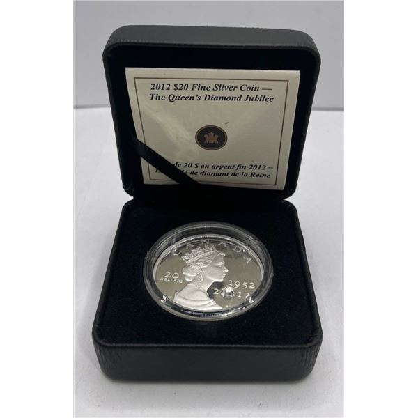 2012 Canadian Fine Silver$20 Coin: Diamond Jubilee