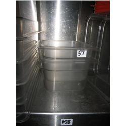 2 low temp plastic food pans