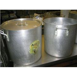 2 Atlas Adcraft 40 Qt. Stock Pot