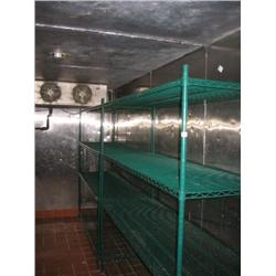 2 NSF approved steel storage racks