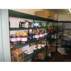 4 NSF approved steel storage racks