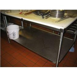 Stainless Table w/ Cutting Surface
