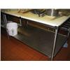 Image 1 : Stainless Table w/ Cutting Surface
