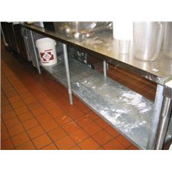 8' Stainless Steel Table