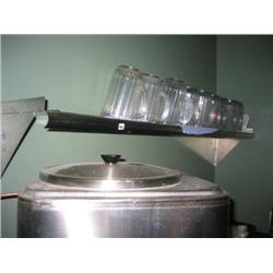 6' Stainless Wall Shelf