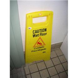 2 Wet Floor Signs
