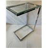 Image 2 : Pair of Glass Top Side Tables